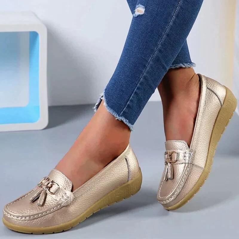 Damen - Loafers - PU-Leder - Bequeme Passform, klassischer Stil - Freizeitschuhe