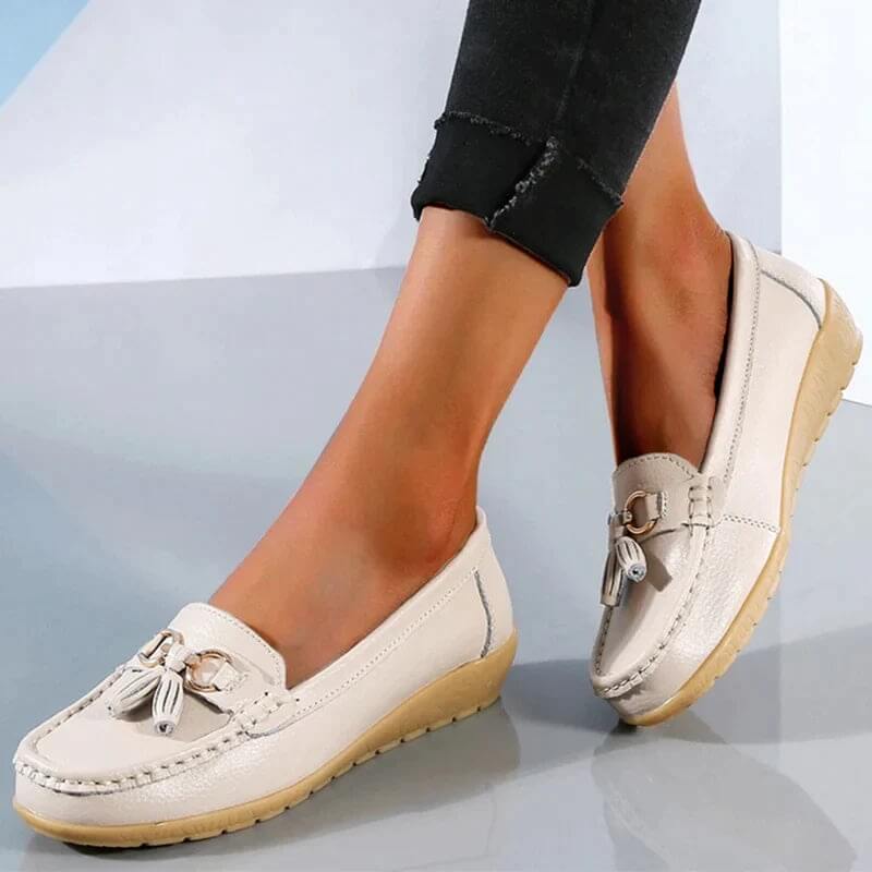 Damen - Loafers - PU-Leder - Bequeme Passform, klassischer Stil - Freizeitschuhe