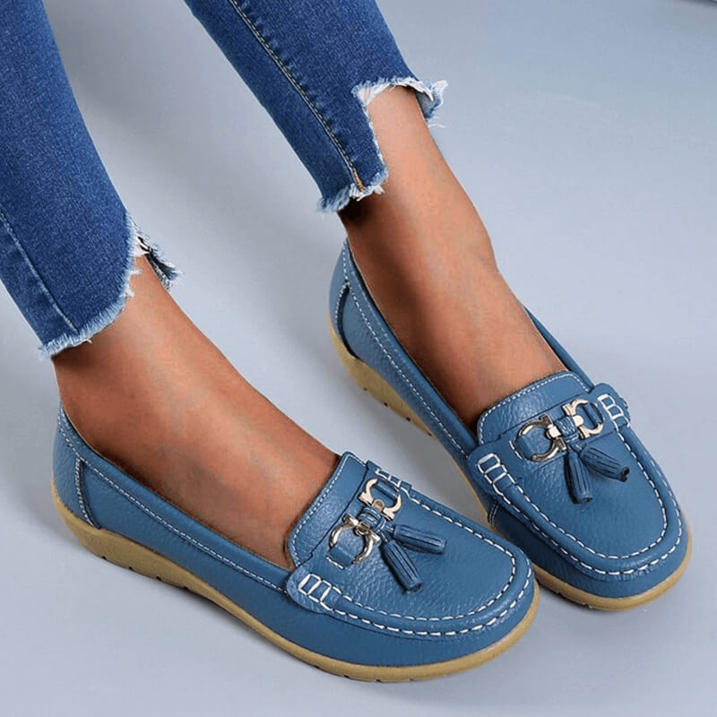 Damen - Loafers - PU-Leder - Bequeme Passform, klassischer Stil - Freizeitschuhe
