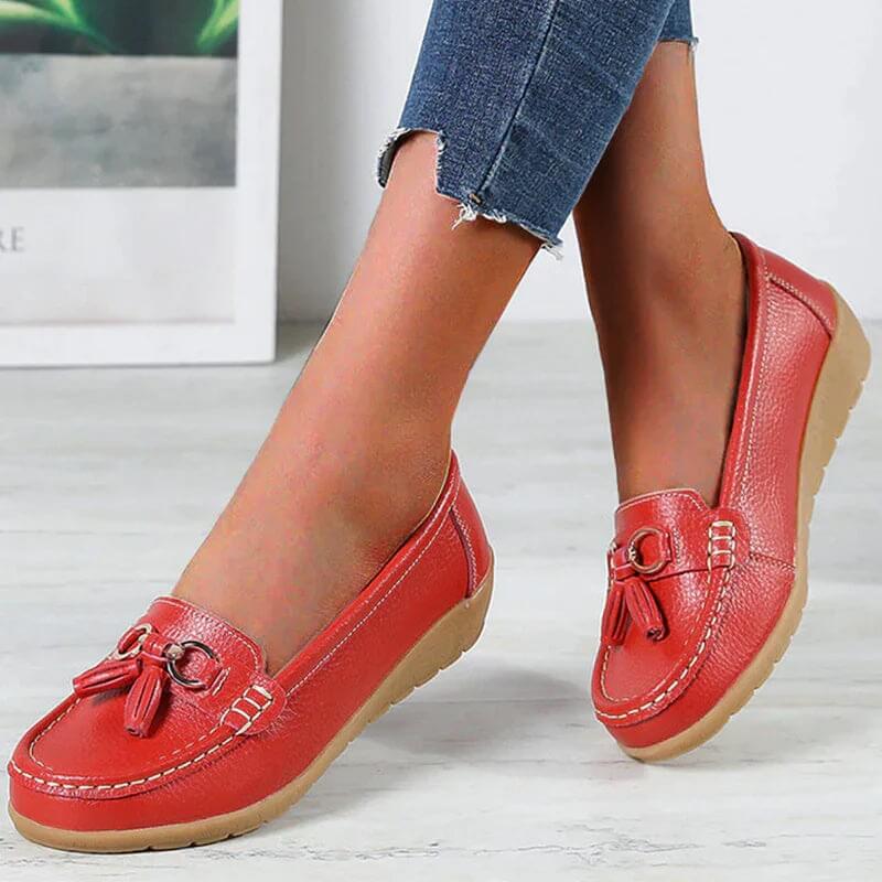 Damen - Loafers - PU-Leder - Bequeme Passform, klassischer Stil - Freizeitschuhe