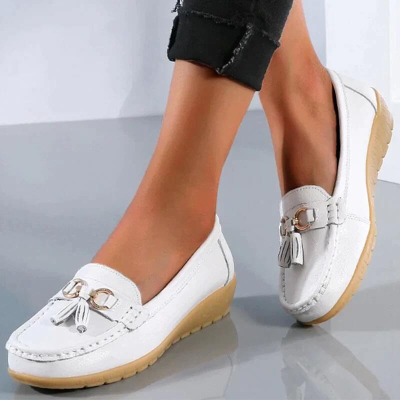 Damen - Loafers - PU-Leder - Bequeme Passform, klassischer Stil - Freizeitschuhe