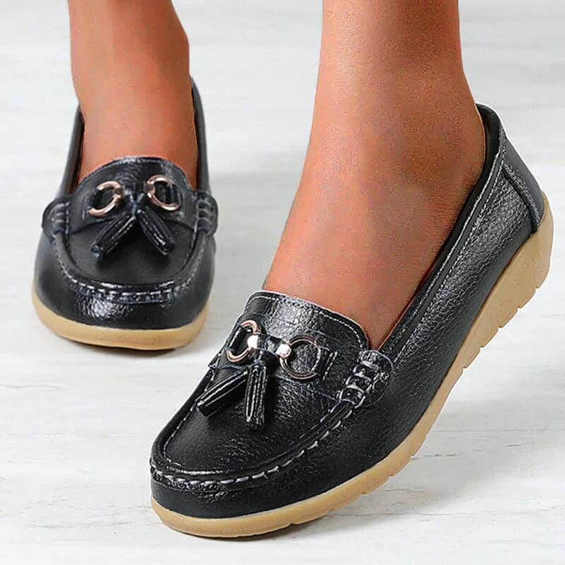 Damen - Loafers - PU-Leder - Bequeme Passform, klassischer Stil - Freizeitschuhe