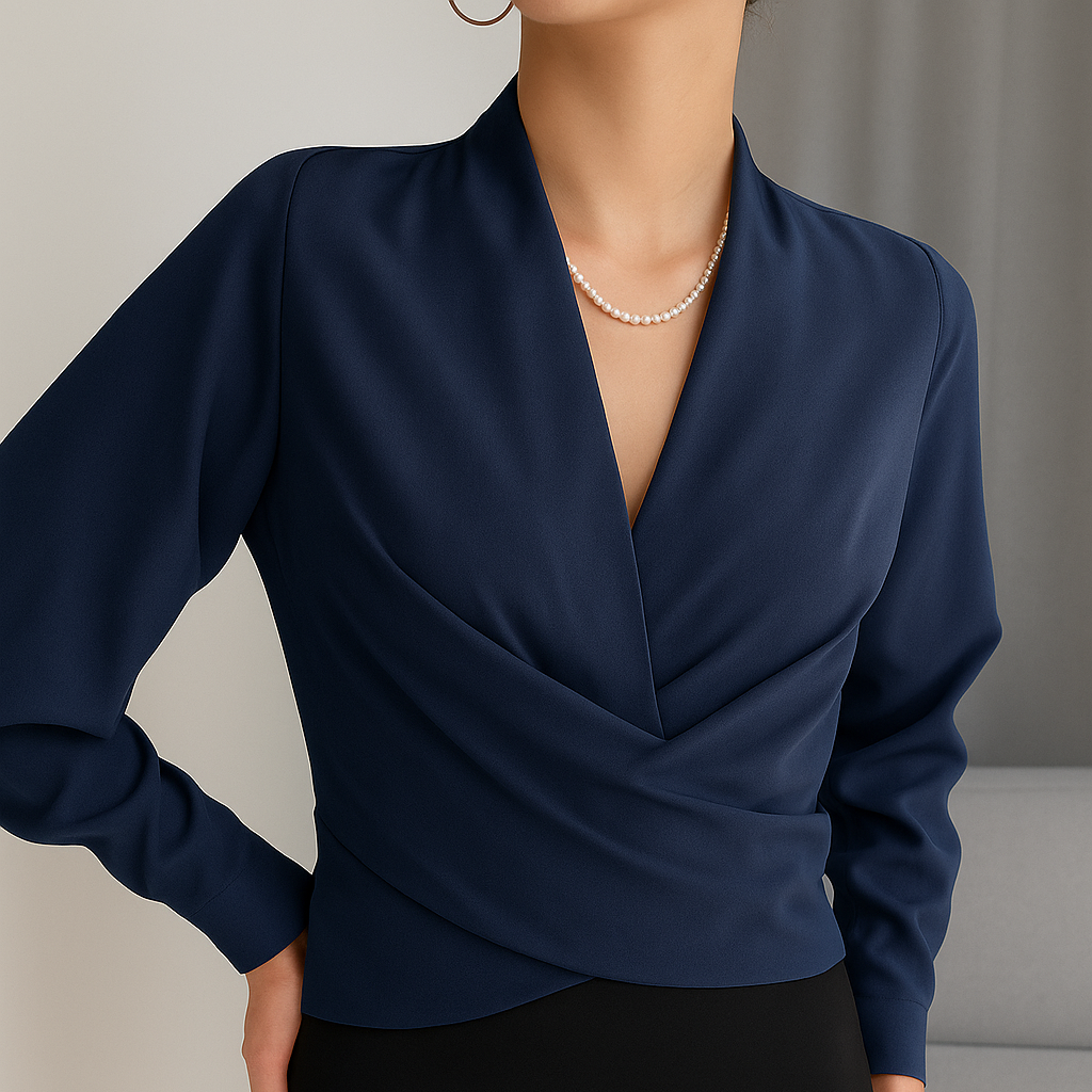 Damen - Bluse - Satin - Eleganter Stil - Mühelos schicke Looks für jeden Anlass