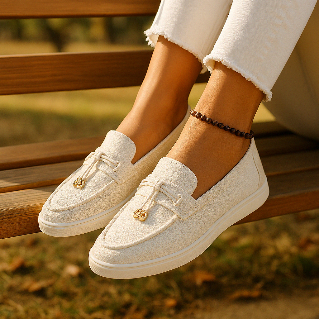 Damen - Elegante Loafers - Strapazierfähigen Materialien - Modisches Design für Komfort - Stilvoll und unterstützend