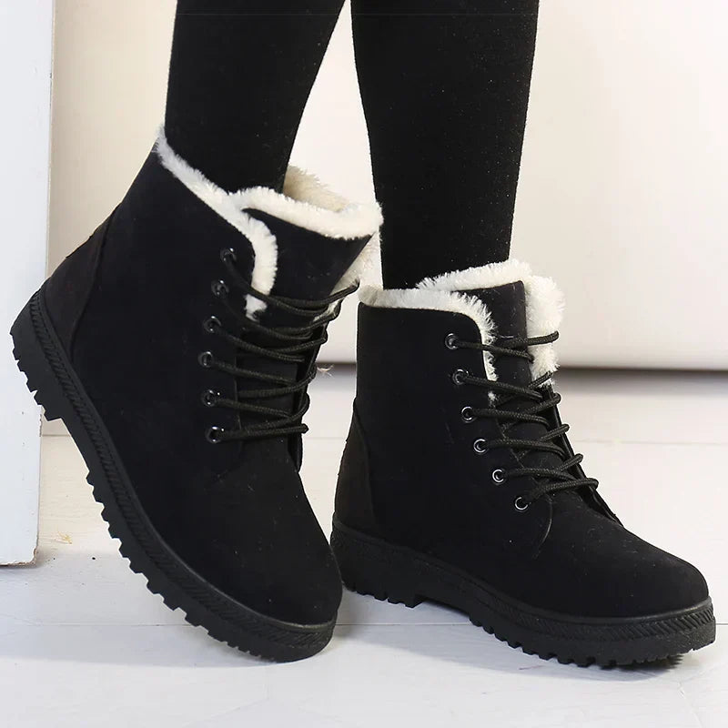 Damen - Winterstiefel - Robustes Material - Weiches Futter - Ideal für Winterkleidung
