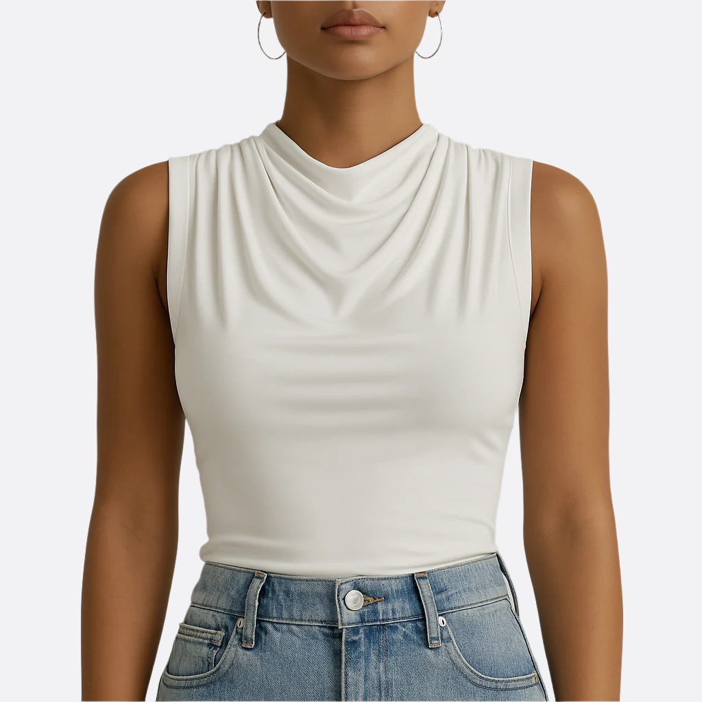 Damen - Ärmellose Bluse - Stylische Lässige Sommermode - Trendige Freizeitoberteile