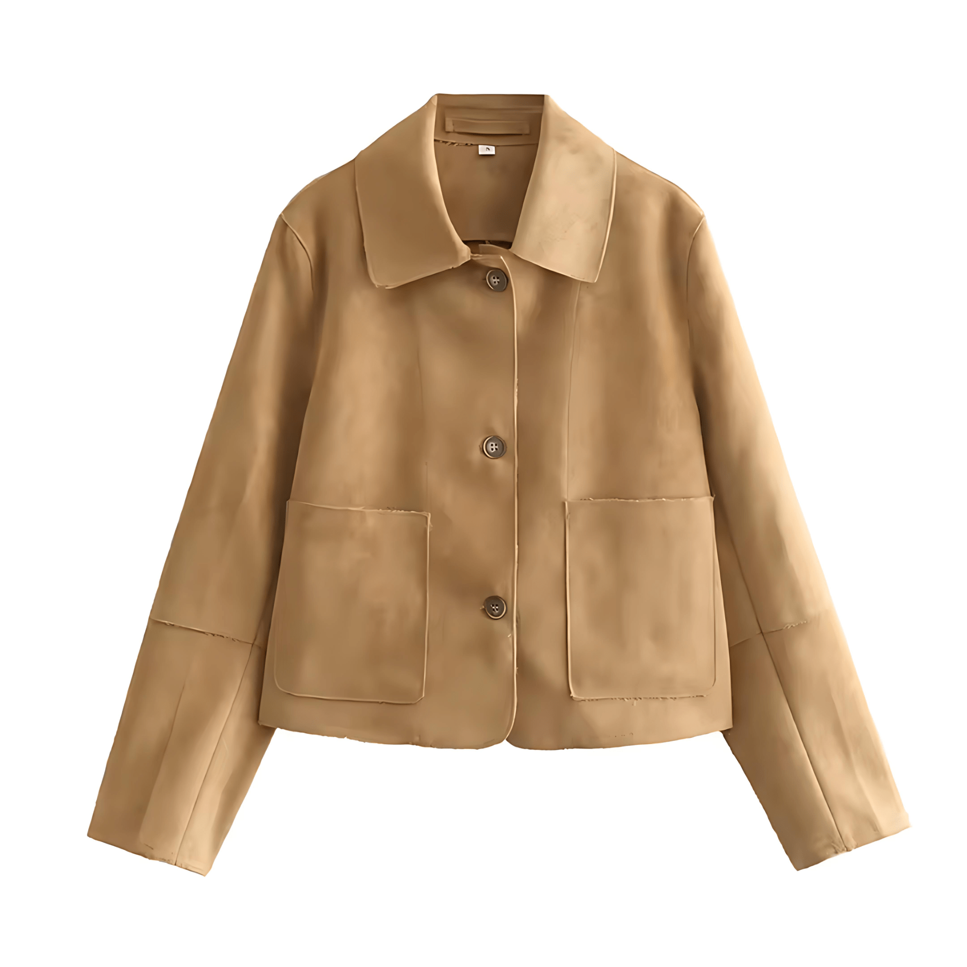 Damen - Bequeme kurze Jacke - Lässiger Stil - Ideal für Alltag und Freizeit