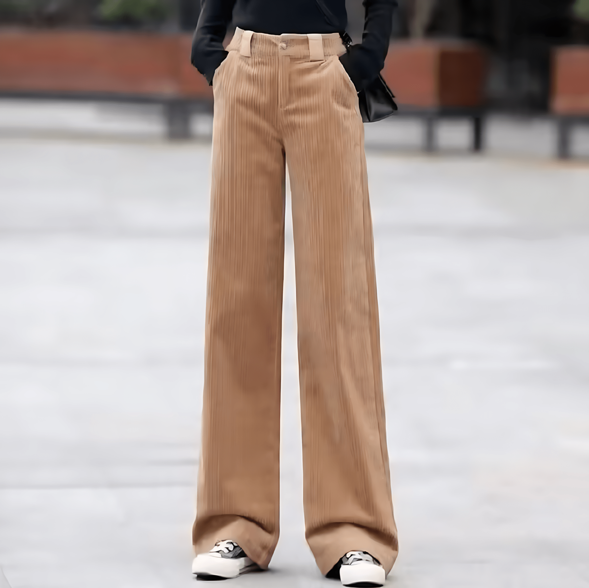 Damen - Cordhosen - Hohe Taille - Bequeme und stylische Hosen für jeden Anlass