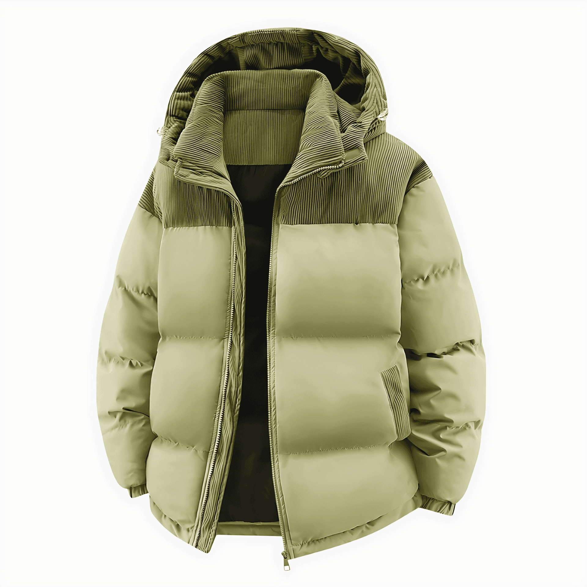 Damen - Gesteppte Pufferjacke - Entspannt mit Kapuze - Bequeme Winterjacke für jeden Anlass