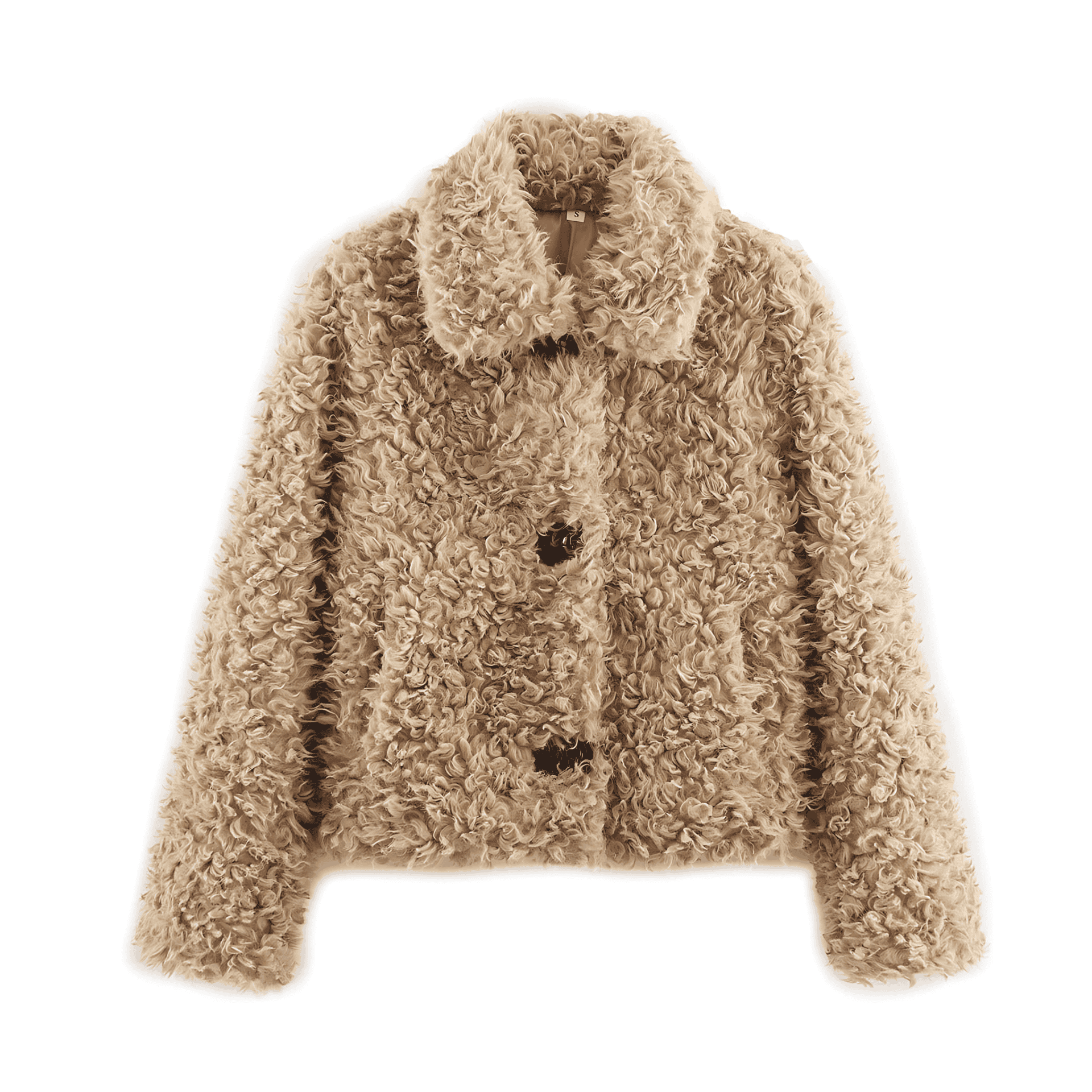 Damen - Kuschelige Teddyjacke - Weiches Material - Gemütlichen Stil - Ideal für kalte Tage