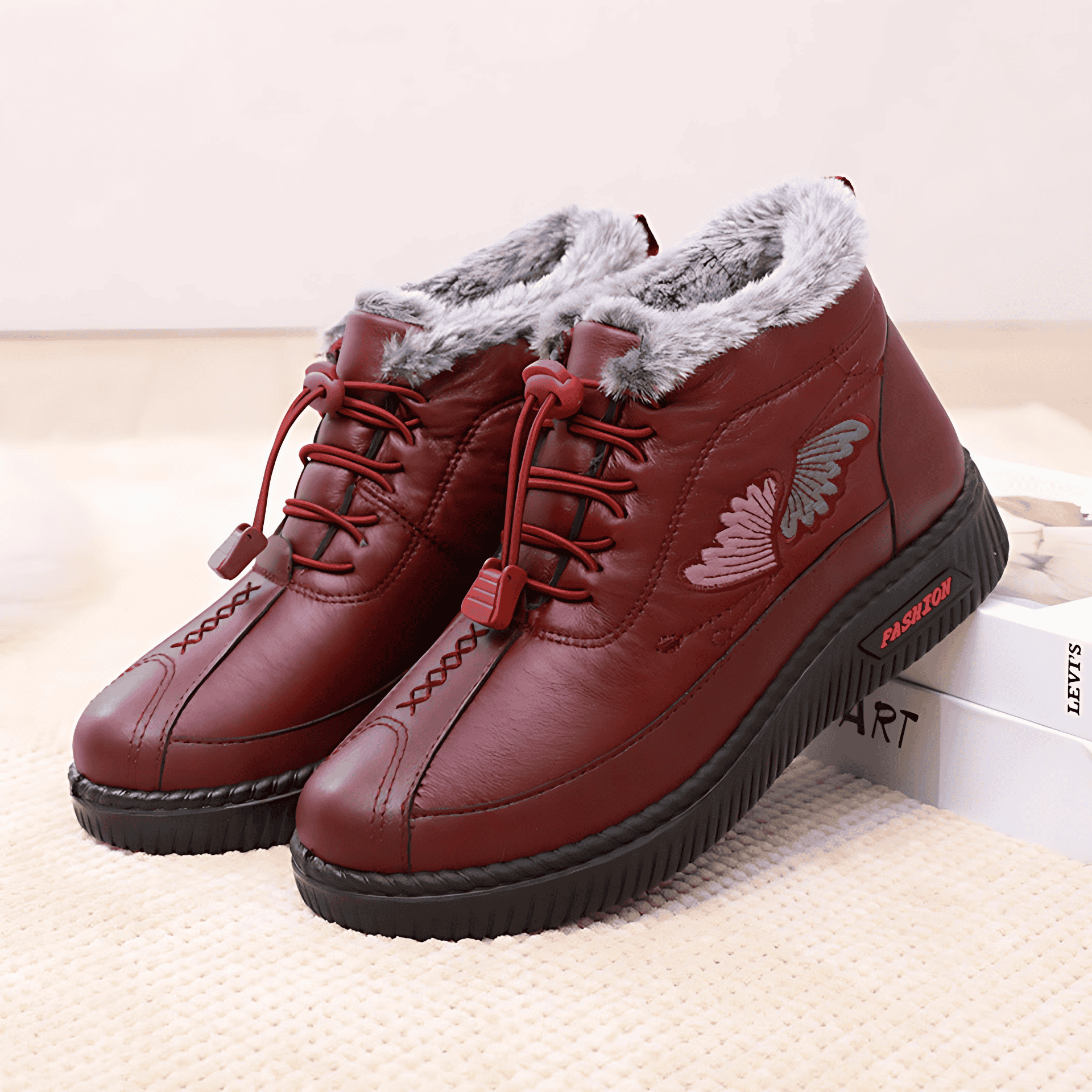 Damen - Schuhe - Winterstiefel - Kuscheligem Innenfutter - Ideal für kalte Tage