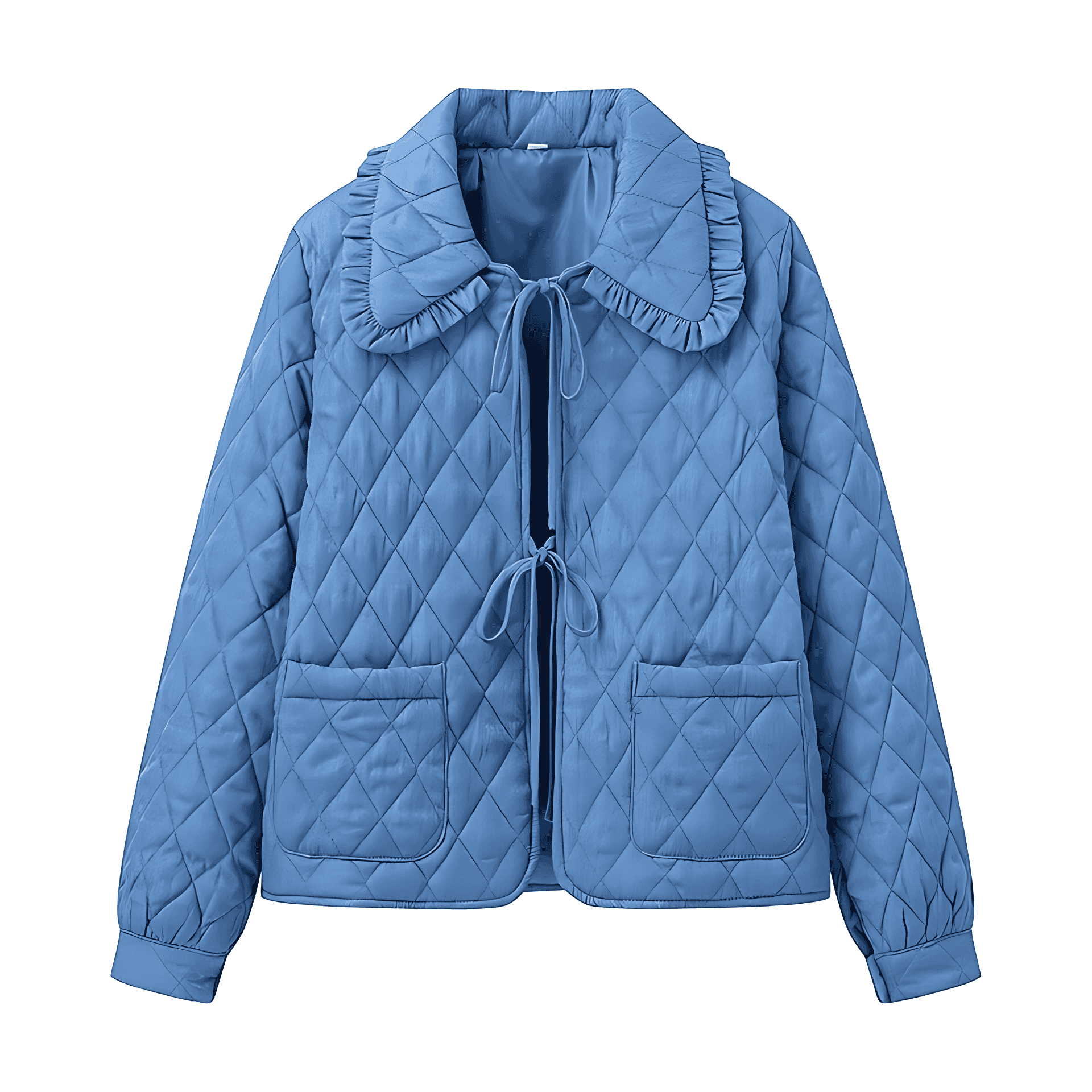 Damen - Steppjacke - Großer Kragen - Bequeme und stylische Outdoor-Bekleidung für jede Jahreszeit