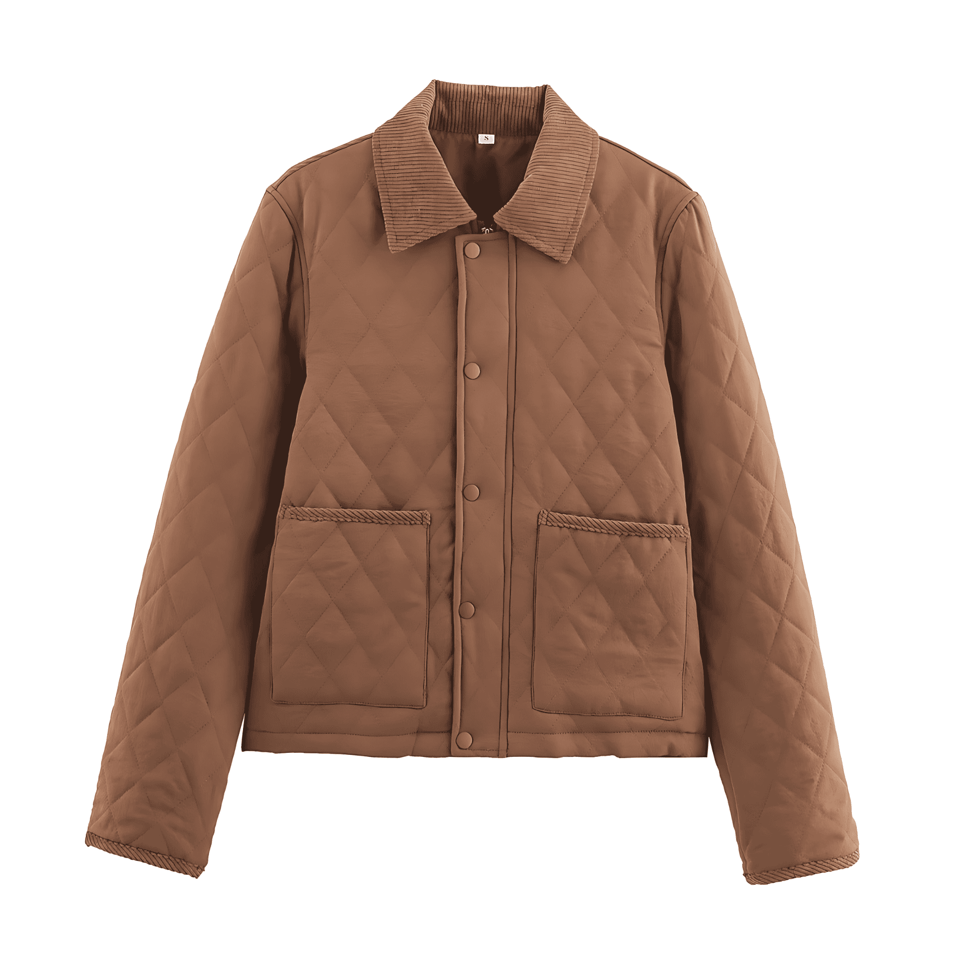 Damen - Steppjacke - Karierter Kragen - Bequeme und Stilvolle jacke für jede Gelegenheit