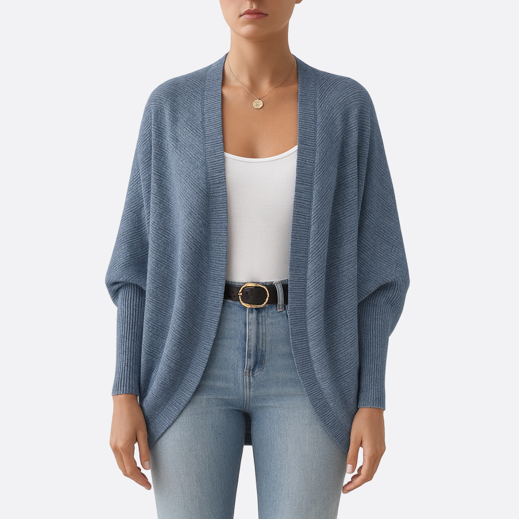 Damen - Strickjacke - Übergröße - Weich und strukturiert - Perfekt für jeden Anlass