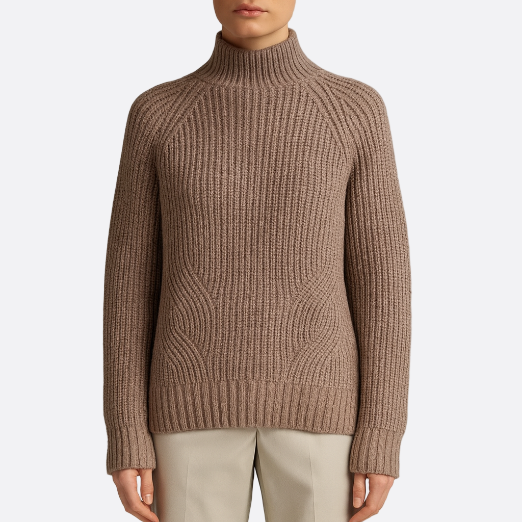 Damen - Strickpullover - Wollmischung - Gemütlicher Stil für jede Gelegenheit