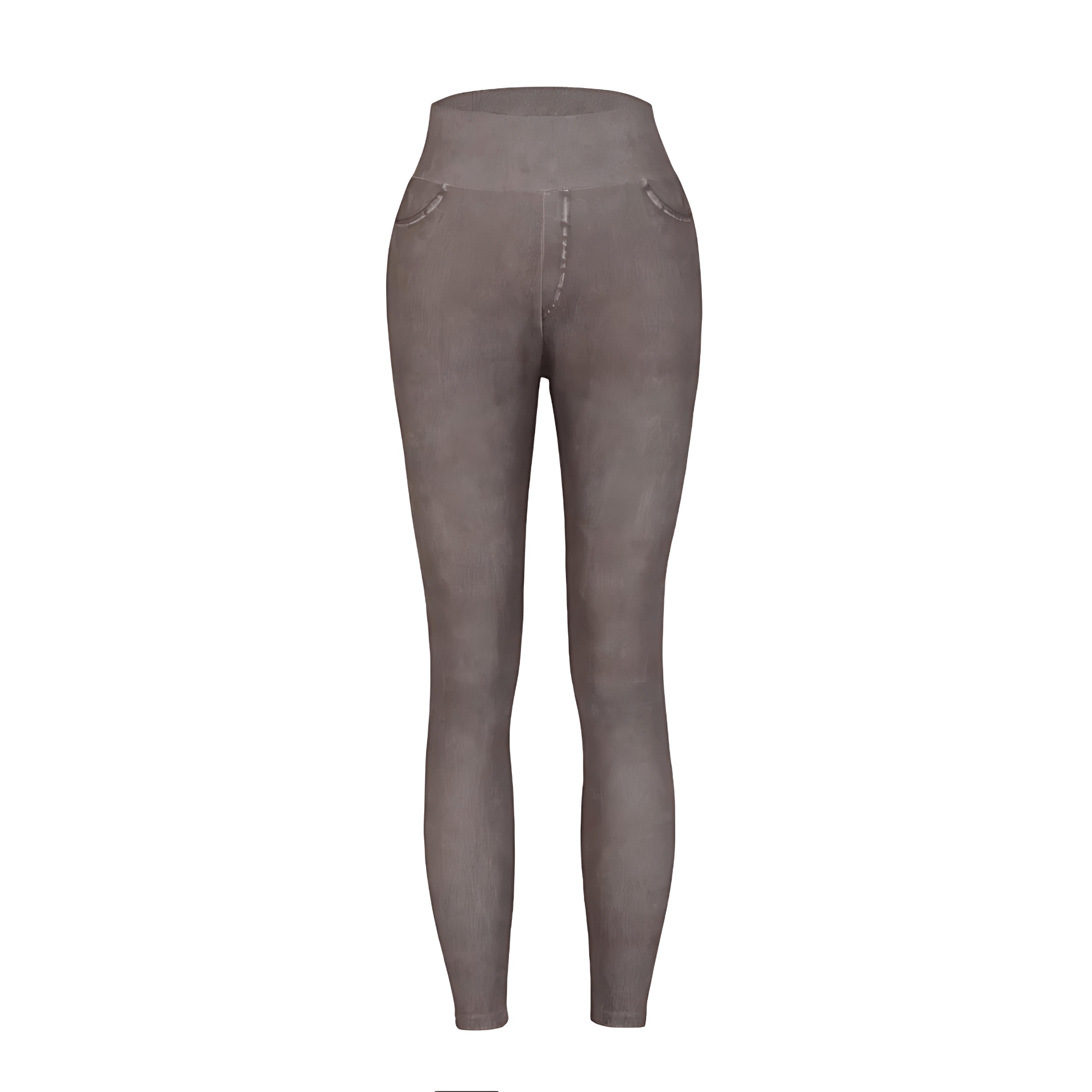 Damen - Stylische Jeggings - Hohe Taille - Bequemer Trendy Fit für jeden Anlass
