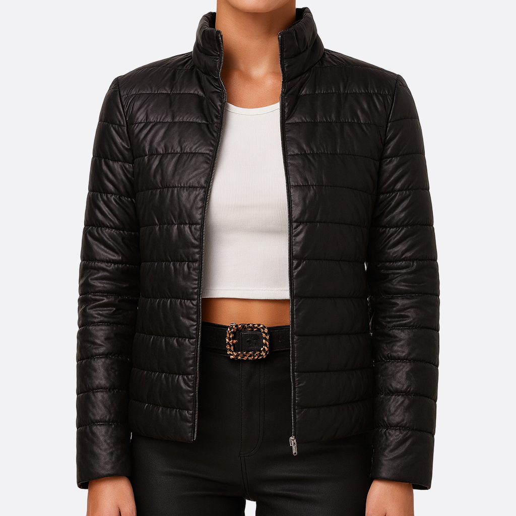Damen - Stylische Steppjacke - Synthetikmischung - Wasserabweisend und warm - Perfekt für kühle Tage