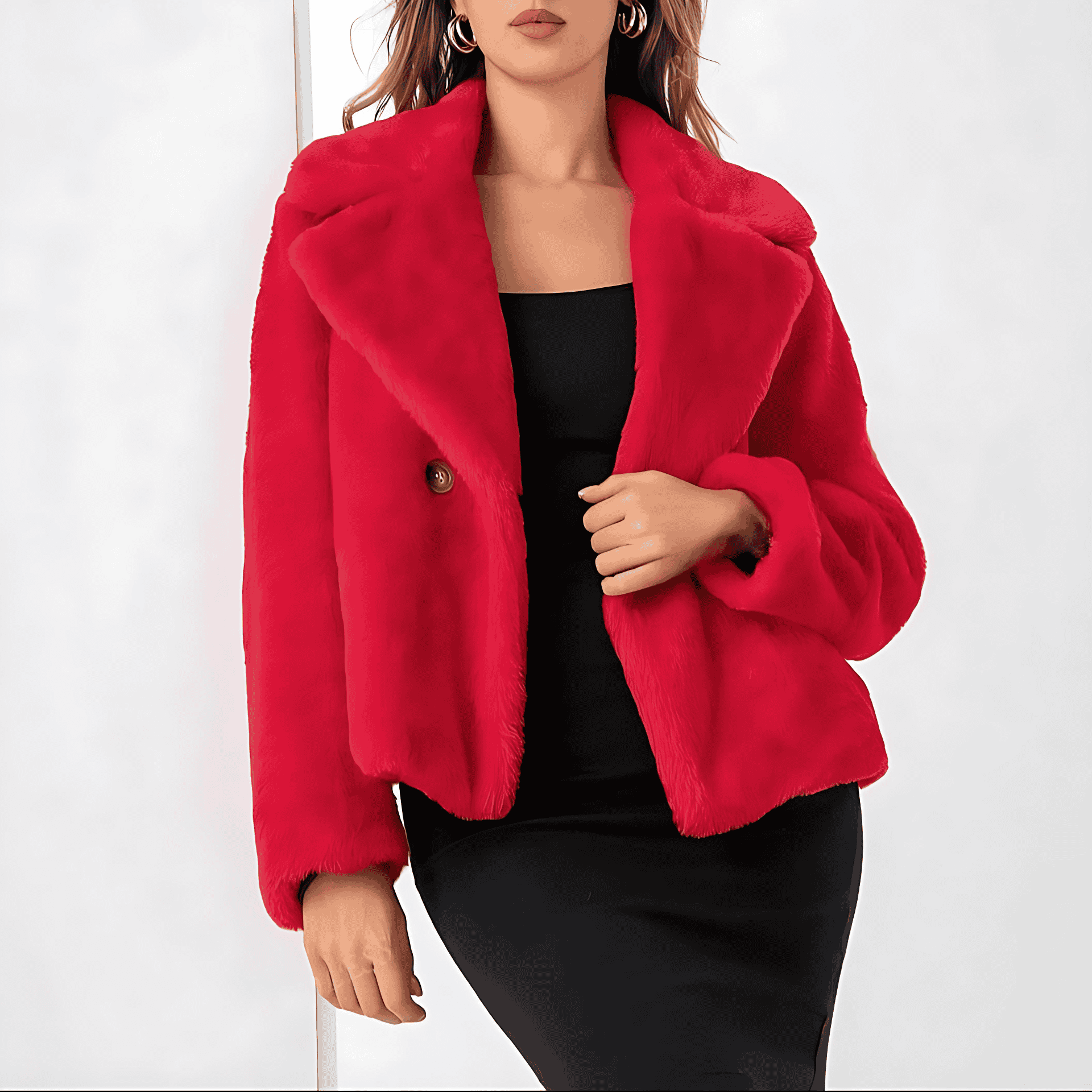 Damen - Trendige Teddyjacke - Weiches Material - Lässige Styles - Must-Have für den Winter