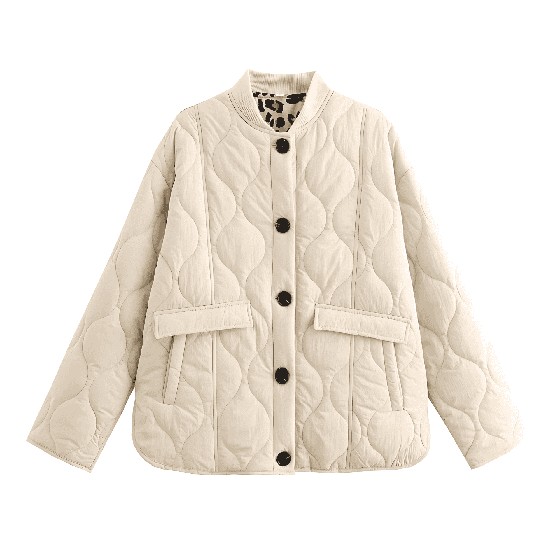 Damen - Übergroße Freizeitjacke - Steppmuster - Leichte und bequeme Outdoor Jacke für jeden Anlass