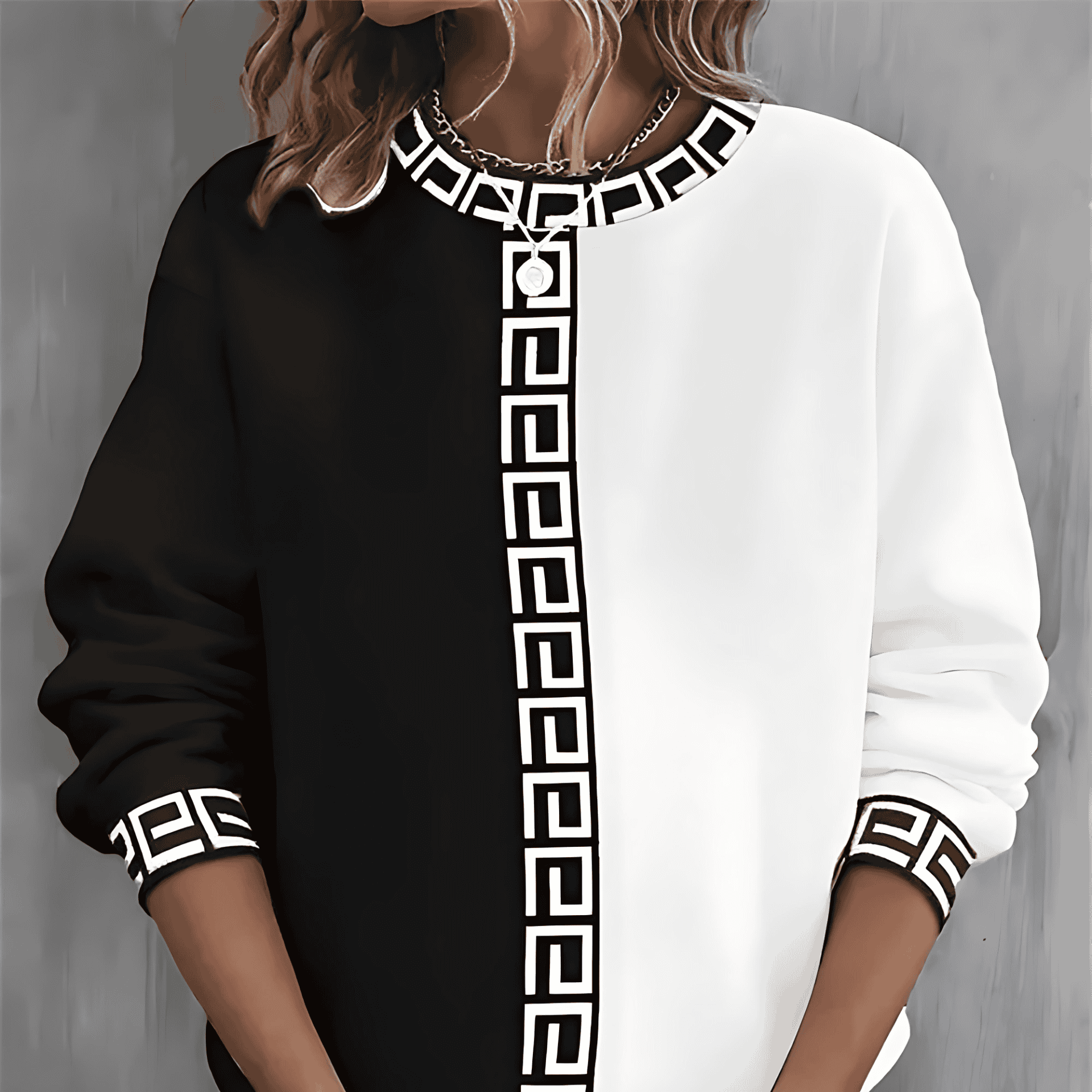 Damen - Warmer Pullover - Kuschelige Strickwaren - Bequeme und stilvolle Mode für den Winter