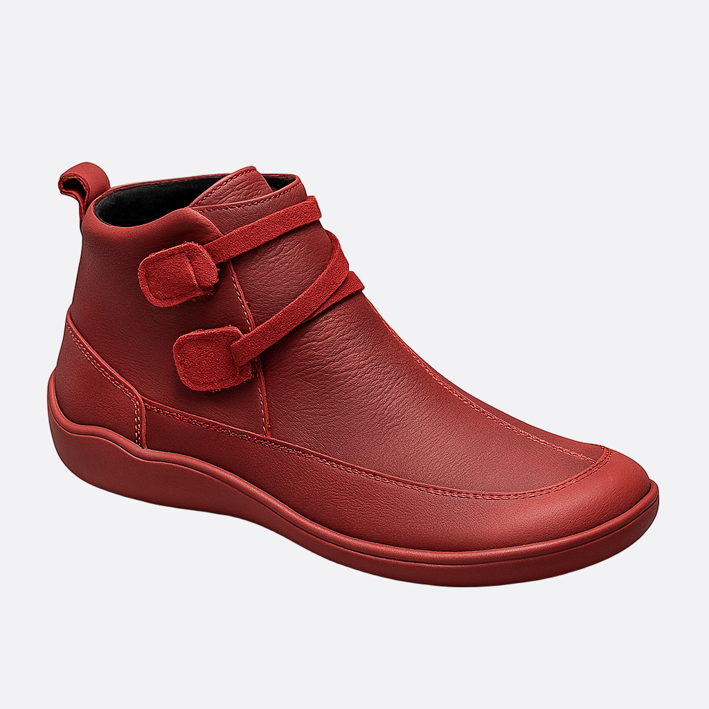 Damen - Wasserdichte Stiefelette - Verstellbaren Riemen - Perfekt für Regenwetter und Stilbewusste