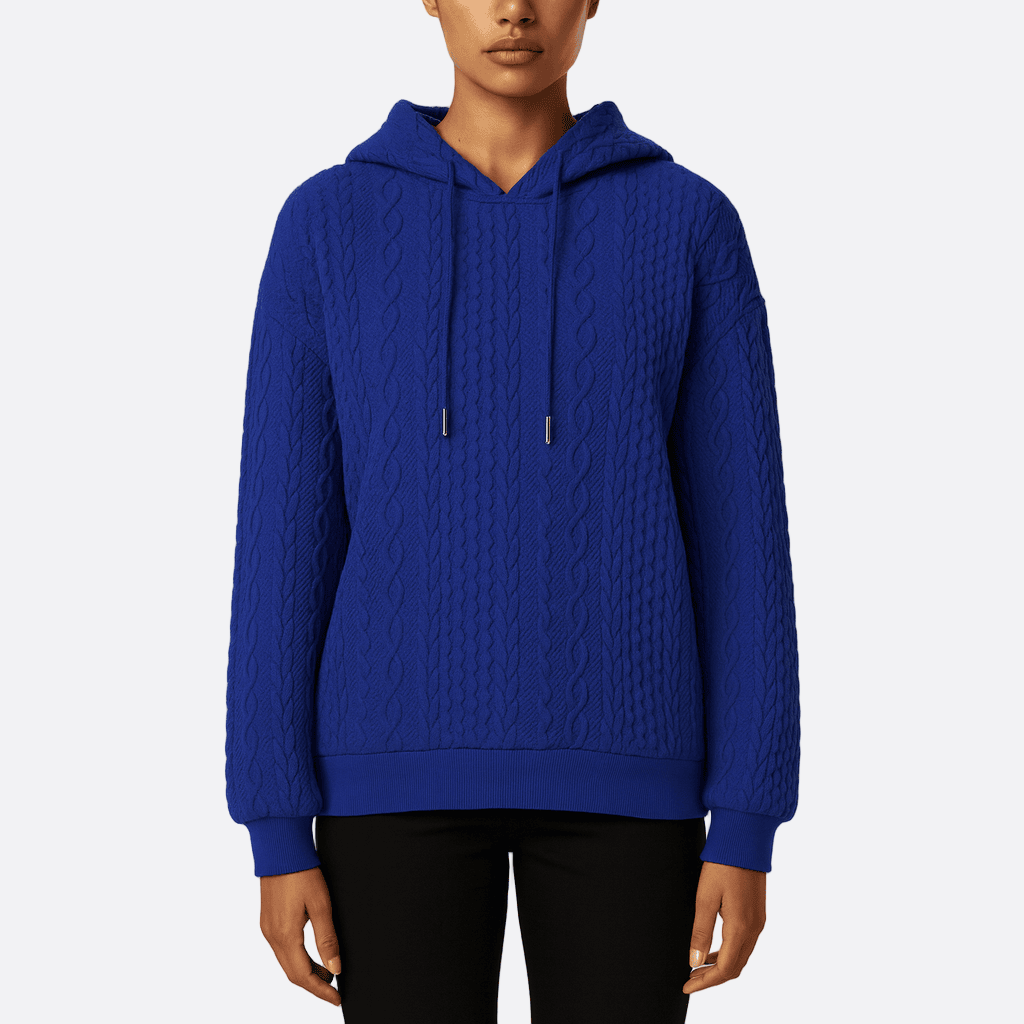 Damen - Winter Sweatshirt - Kapuze - Bequemer Langarm Stil - Perfekt für kalte Tage