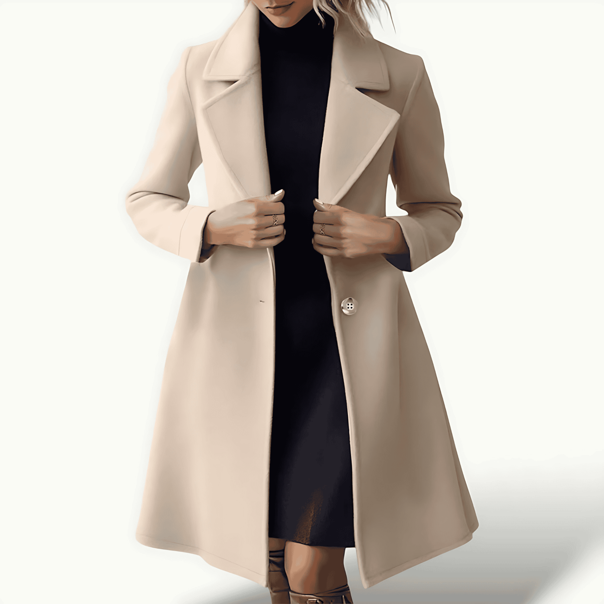 Damen - Wintermantel - Wollmischung - Eleganter Stil für kalte Tage