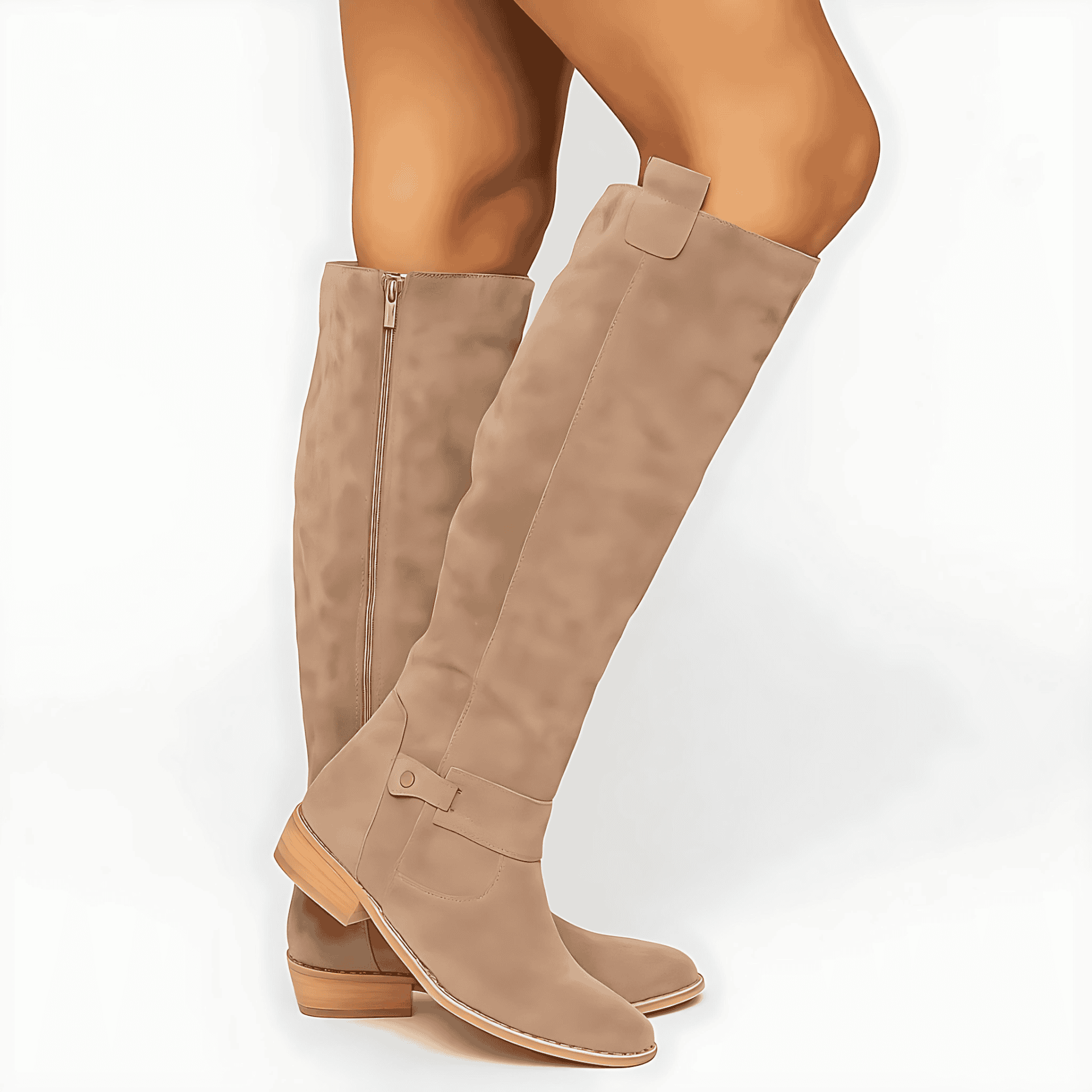 Damen - Winterstiefel - Leder - Bequemes Design für kalte Tage - Stilvolle Warmhalte Schuhe