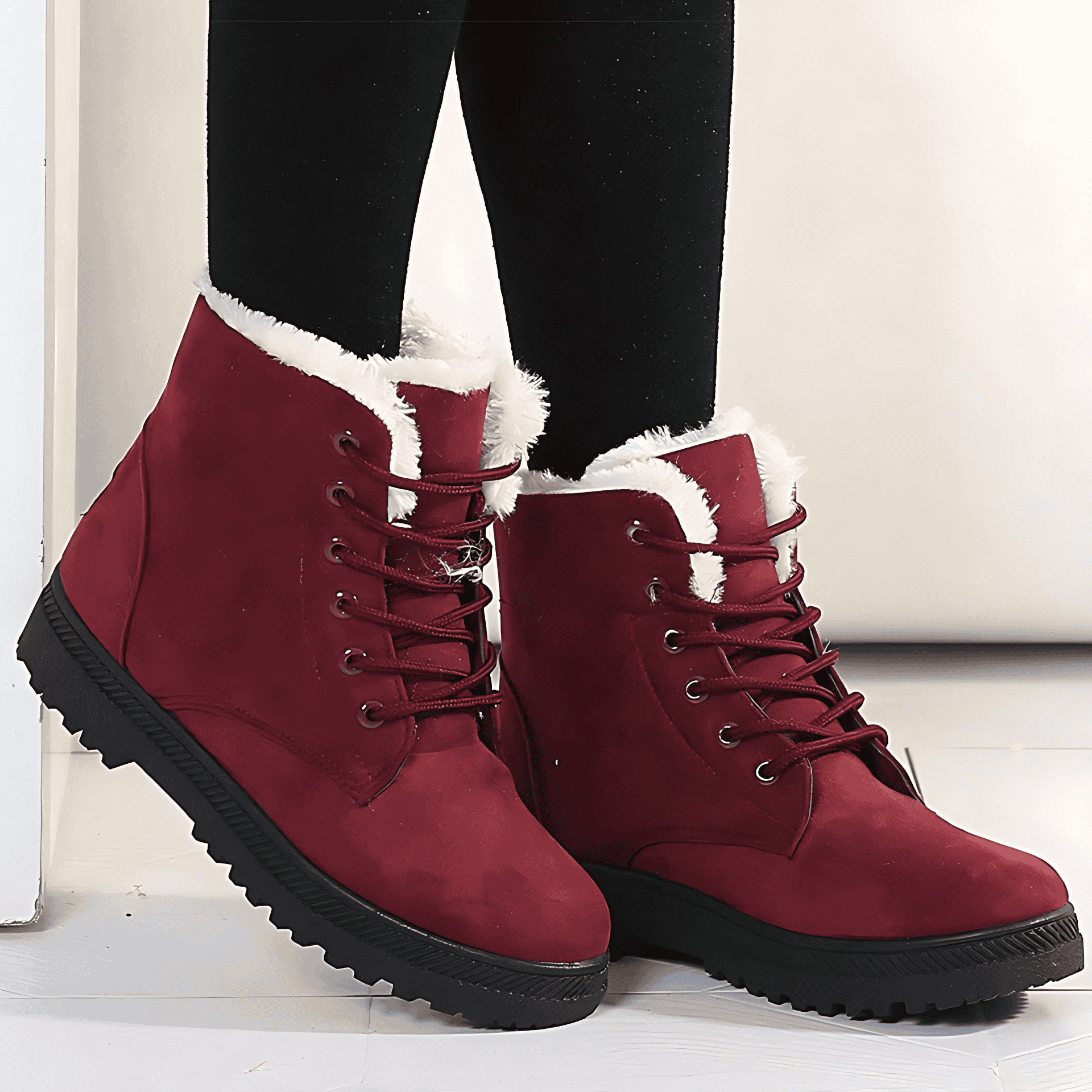 Damen - Winterstiefel - Robustes Material - Weiches Futter - Ideal für Winterkleidung