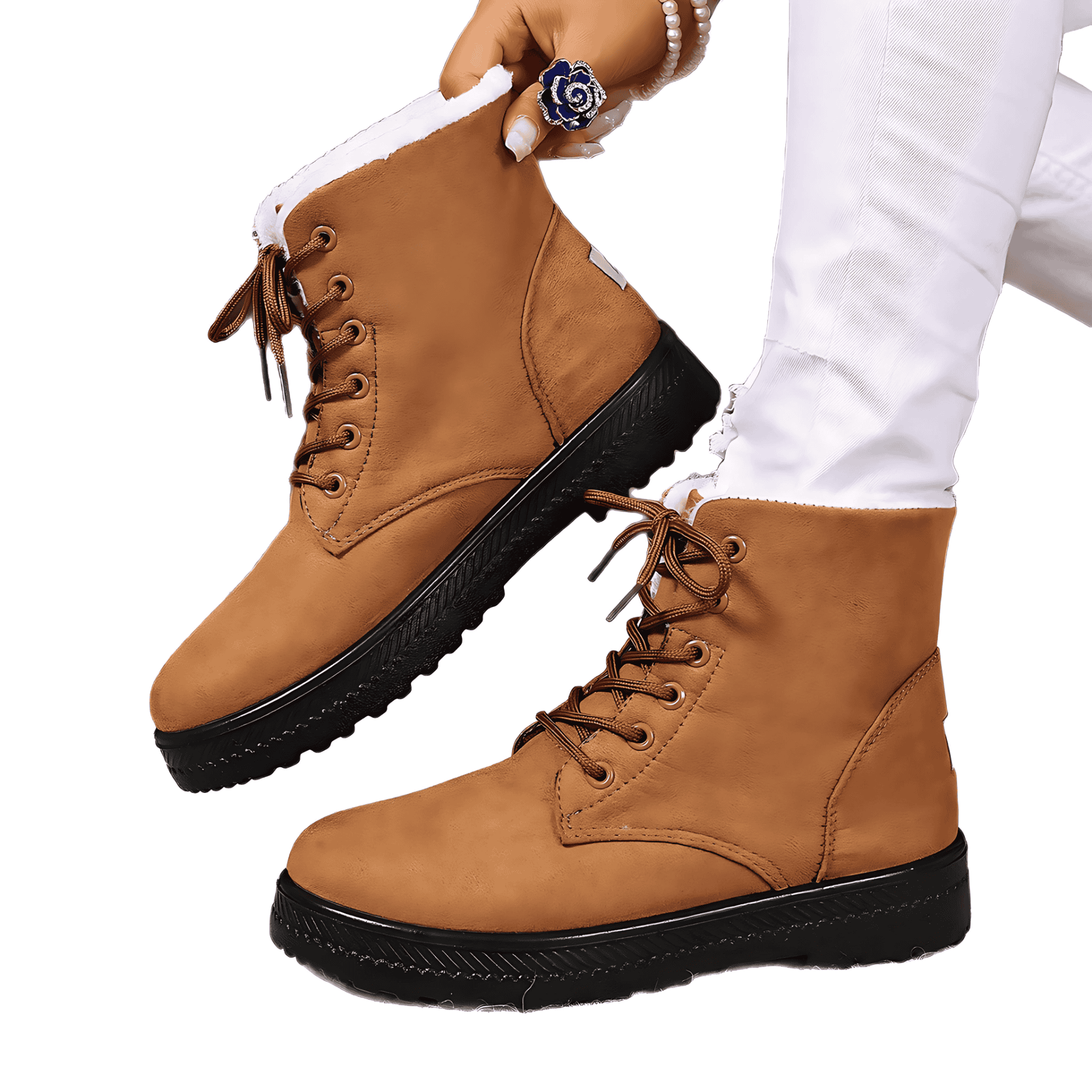 Damen - Winterstiefel - Warm gefüttert - Bequemer Schuh für kalte Tage