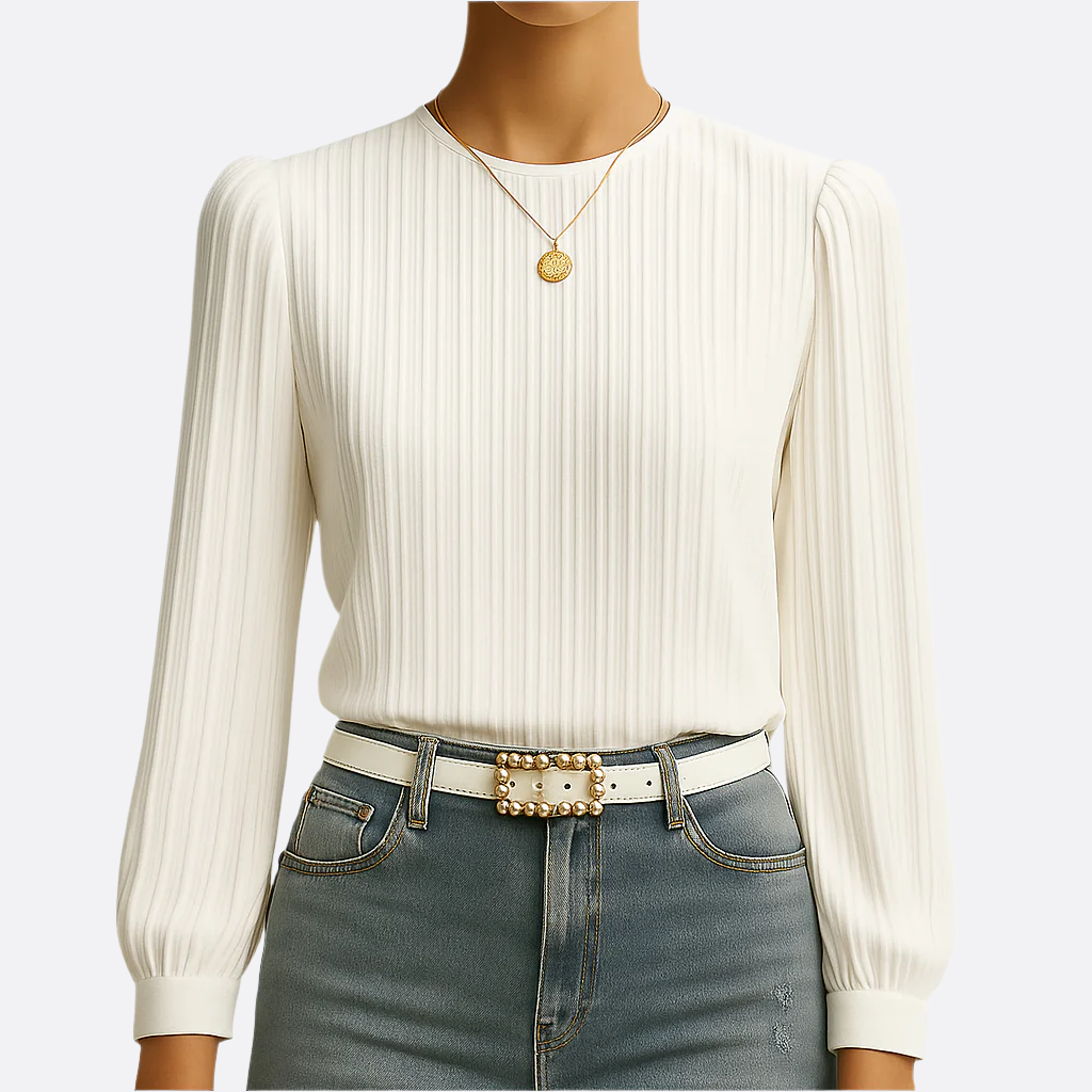 Damen - Elegante Satinbluse - Hochwertigem Stoff - Schickes Design für jeden Anlass - Vielseitig & Stilvoll