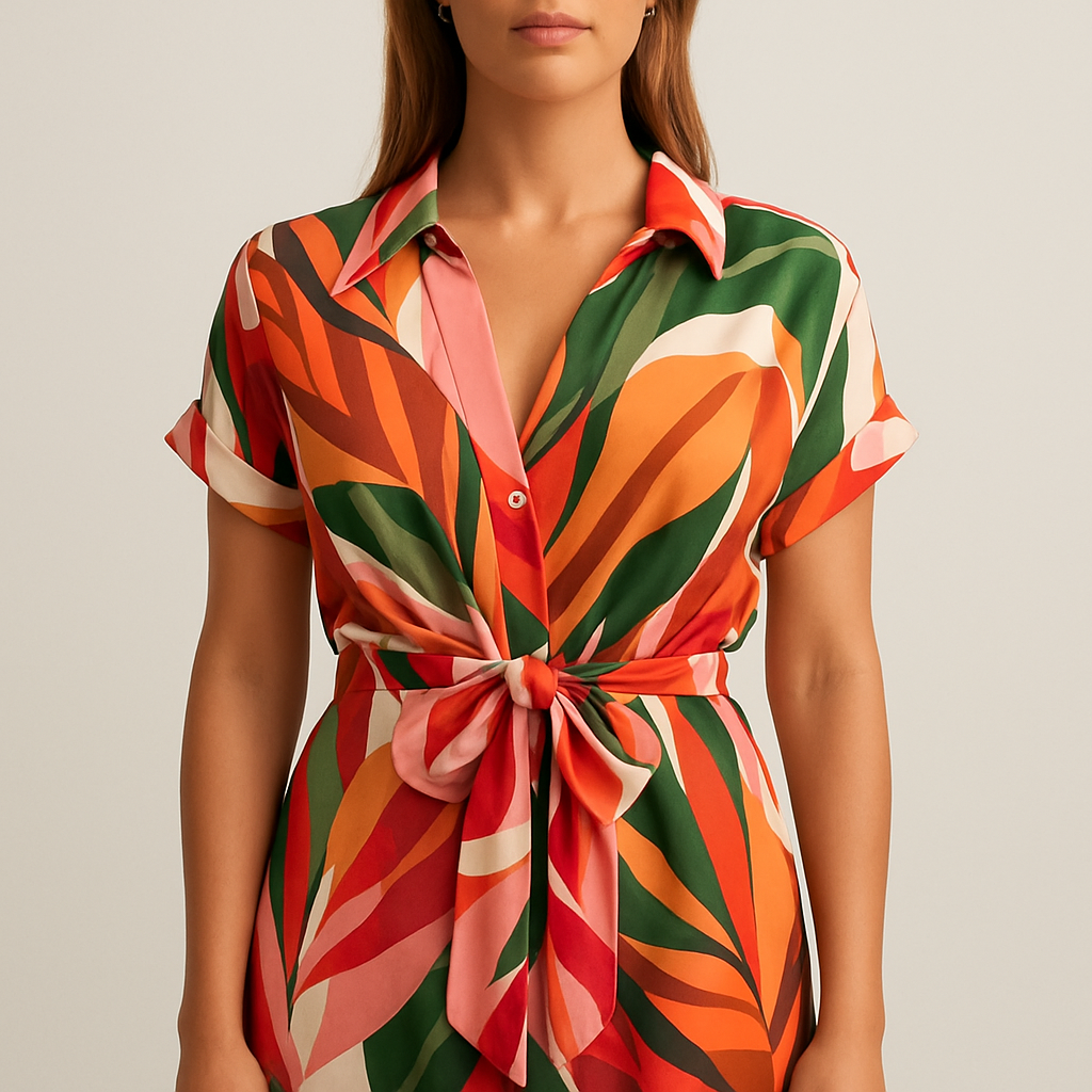 Damen - Elegantes Kleid - Leichtes Material - Ideal für jeden Anlass und jede Gelegenheit