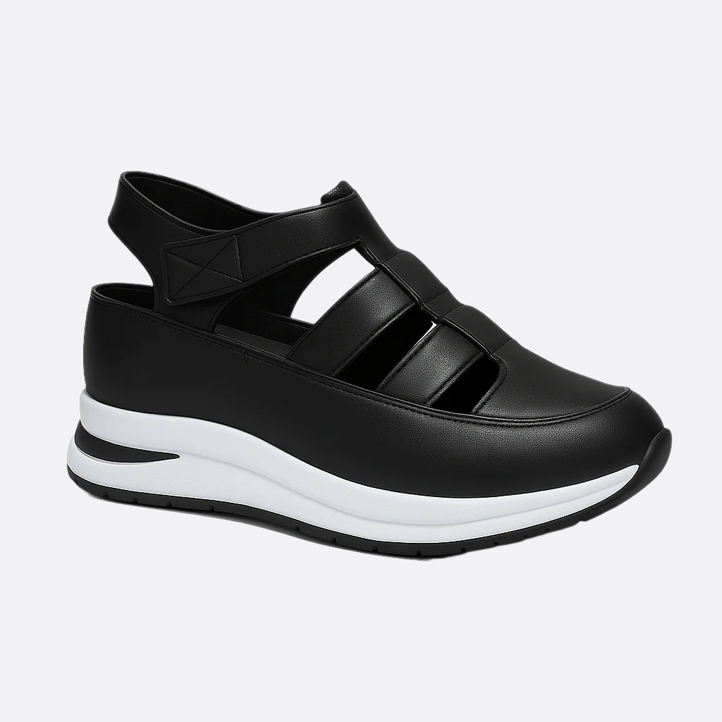 Damen - Komfort Sandalen - Synthetischen Materialien - Ideal für den Alltag - Bequeme und modische Schuhe