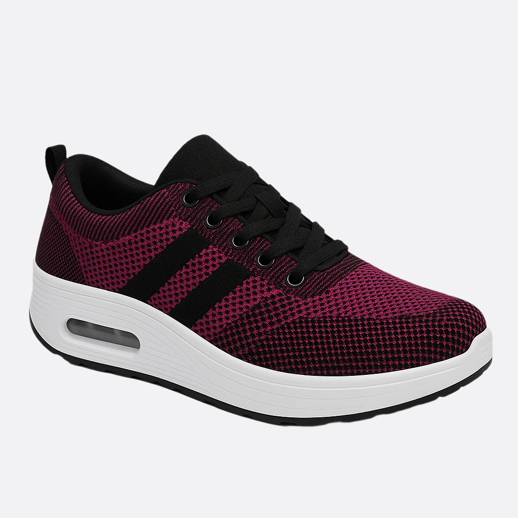 Damen - Leichte Turnschuhe - Strapazierfähigen Materialien - Atmungsaktivem Mesh - Bequeme Sport und Freizeitschuhe
