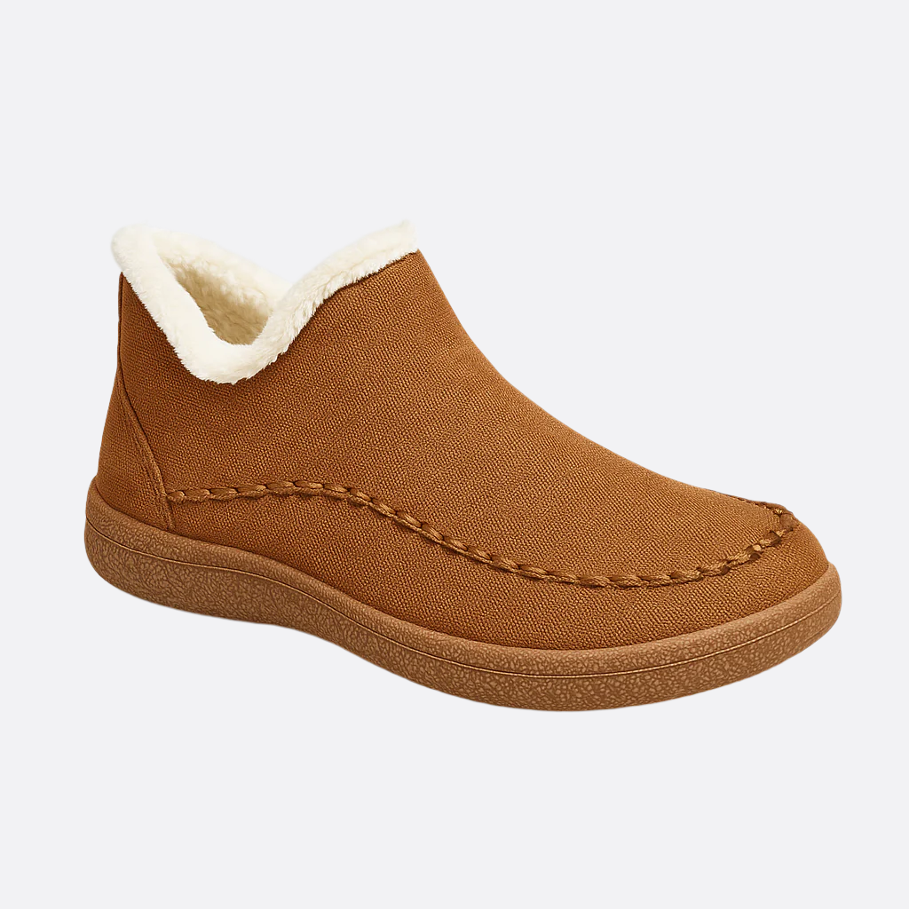 Damen - Schuhe - Wärmend gefütterte Schuhe - Anti-Rutsch-Sohle - Ideal für kalte Tage