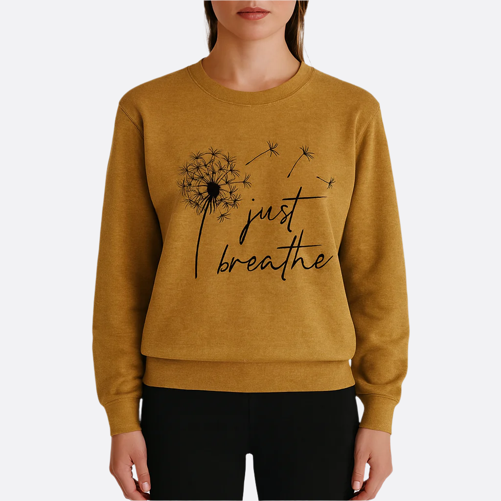 Damen - Sweatshirt - Polyester Elasthan Gemisch - Lässiger Pullover - Perfekt für Freizeit und Entspannung