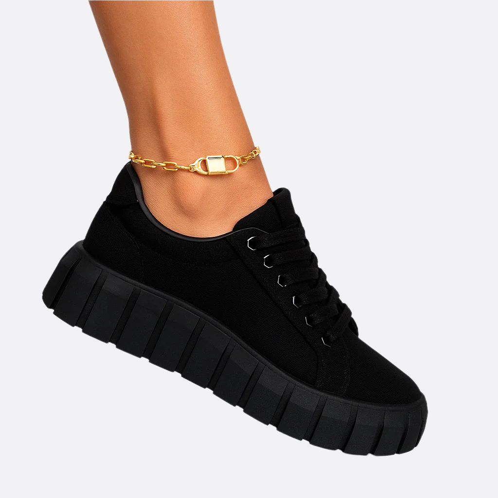 Damen - Turnschuhe - Hochwertiges Material - Plateausohle - Leichte, atmungsaktive Wanderschuhe