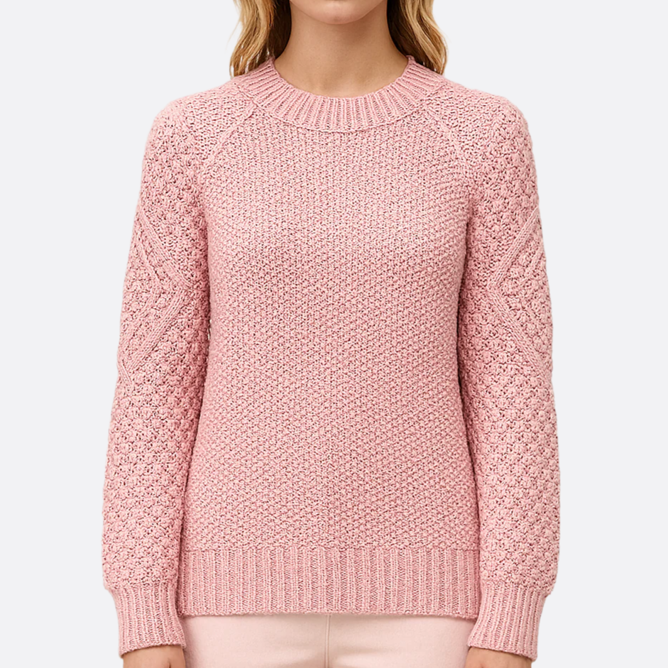 Damen - Strickpullover - Weichem Material - Lange Ärmel - Kuschelige Passform für Komfort und Stil