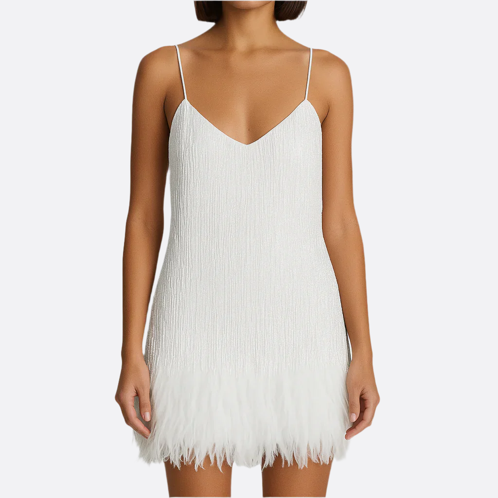 Damen - Cocktailkleid - Hochwertige Material - Paillettenbesetzte Abendgarderobe - Perfekt für Anlässe und Partys