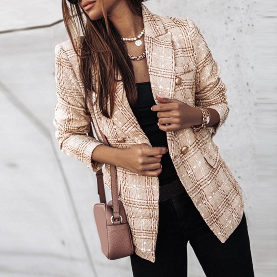 Damen - Klassischer Blazer mit Einzelverschluss - Eleganter Schnitt für jeden Anlass