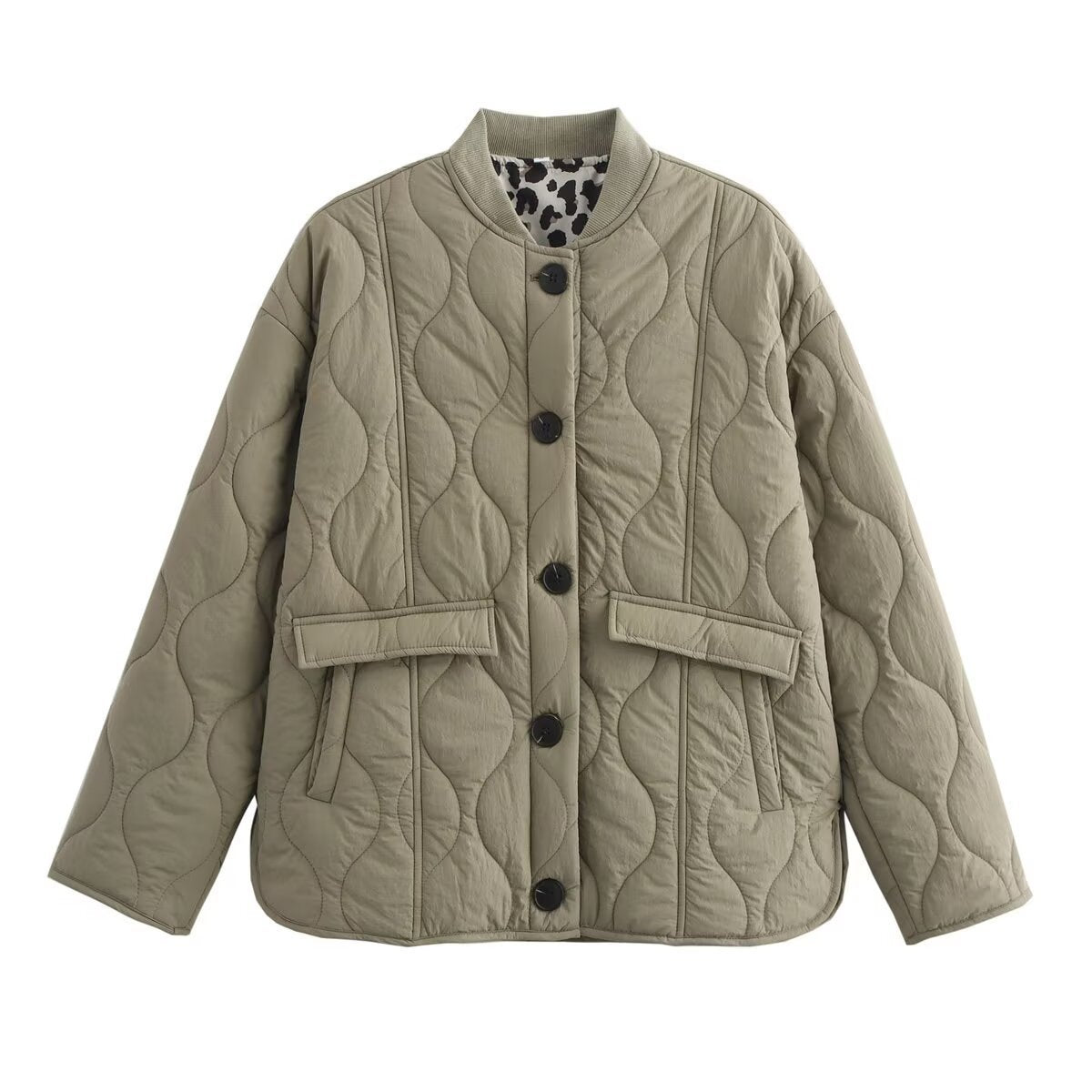Damen - Übergroße Freizeitjacke - Steppmuster - Leichte und bequeme Outdoor Jacke für jeden Anlass