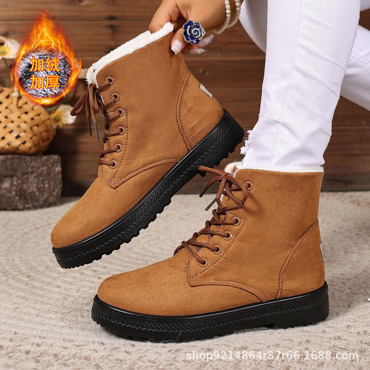 Damen - Winterstiefel - Warm gefüttert - Bequemer Schuh für kalte Tage