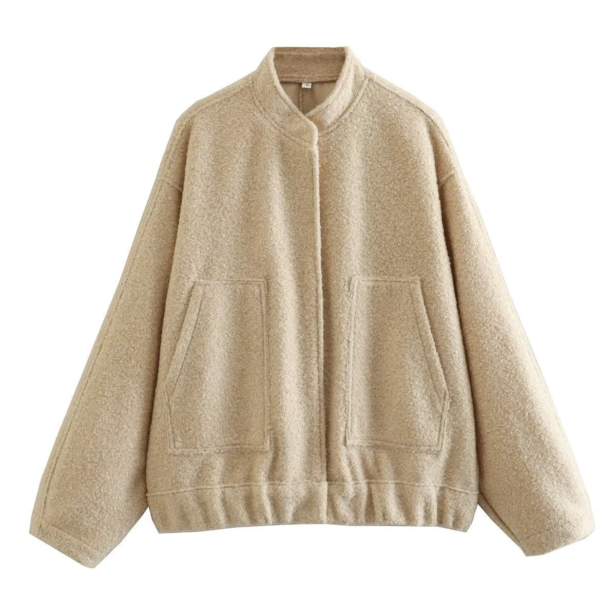 Damen - Lässige Übergrößen Jacke - Weich Stoff für ultimativen Komfort - Stylische Outfits