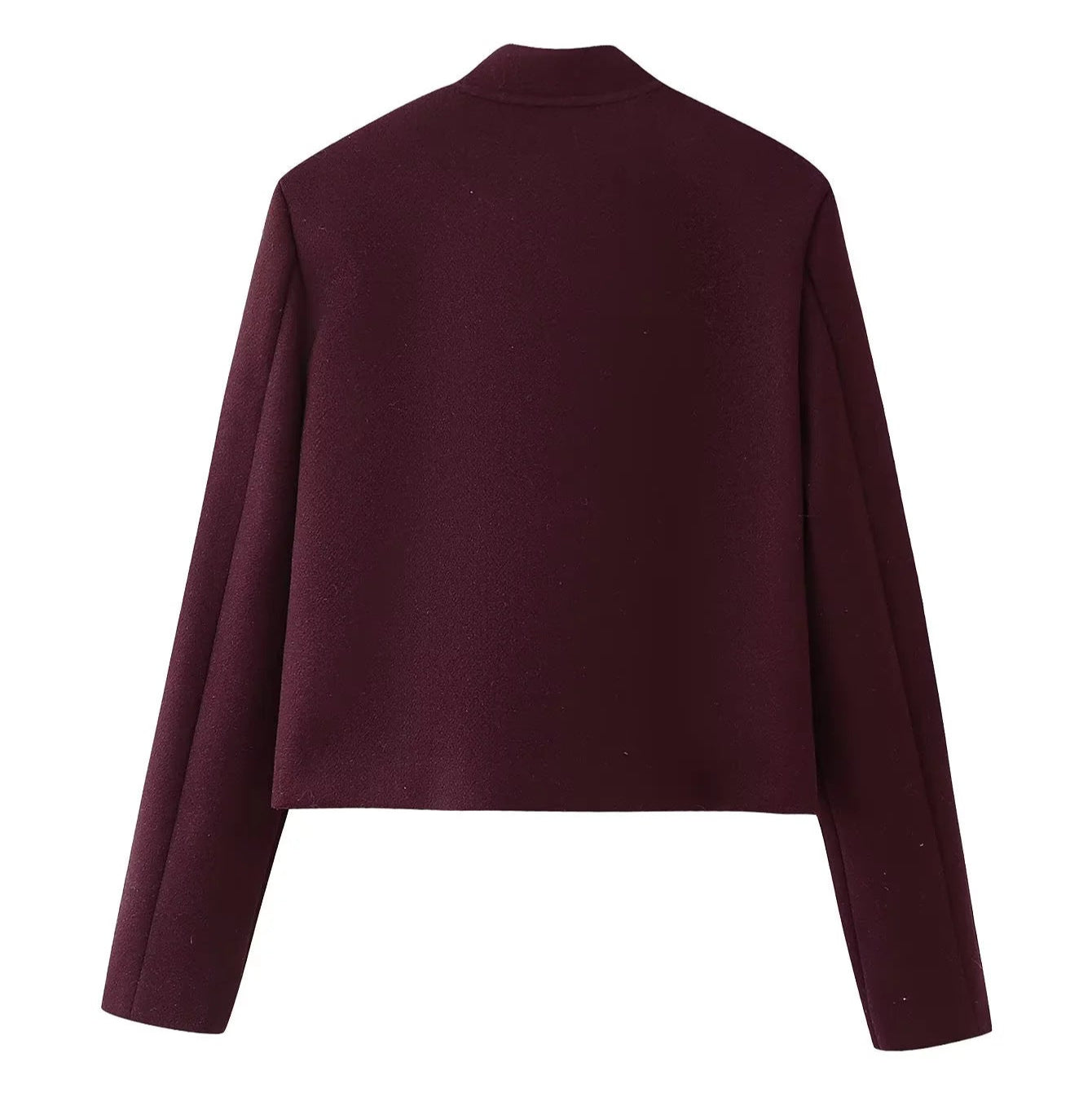 Damen - Stylische Kurze Jacke - Taschen und Knöpfen - Perfekt für den Alltag
