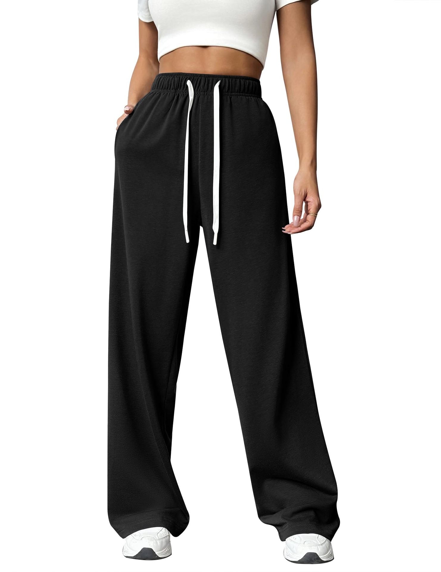 Damen - Jogginghosen mit Taschen - Locker geschnittene - Bequeme Freizeitmode für jeden Anlass