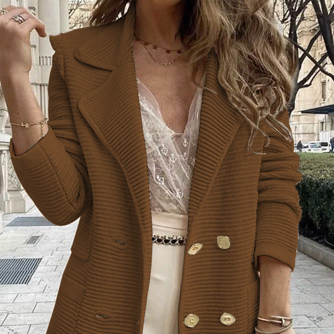 Damen - Stilvoller Blazer - Klassischen Knopfdetails - Eleganter Schnitt für jeden Anlass