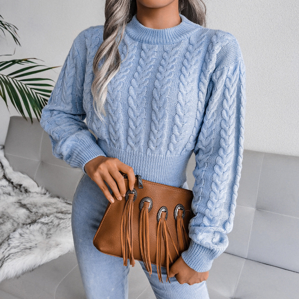 Damen - Moderner Strickpulli - Taillierte Passform - Stilvoller Komfort für jede Gelegenheit