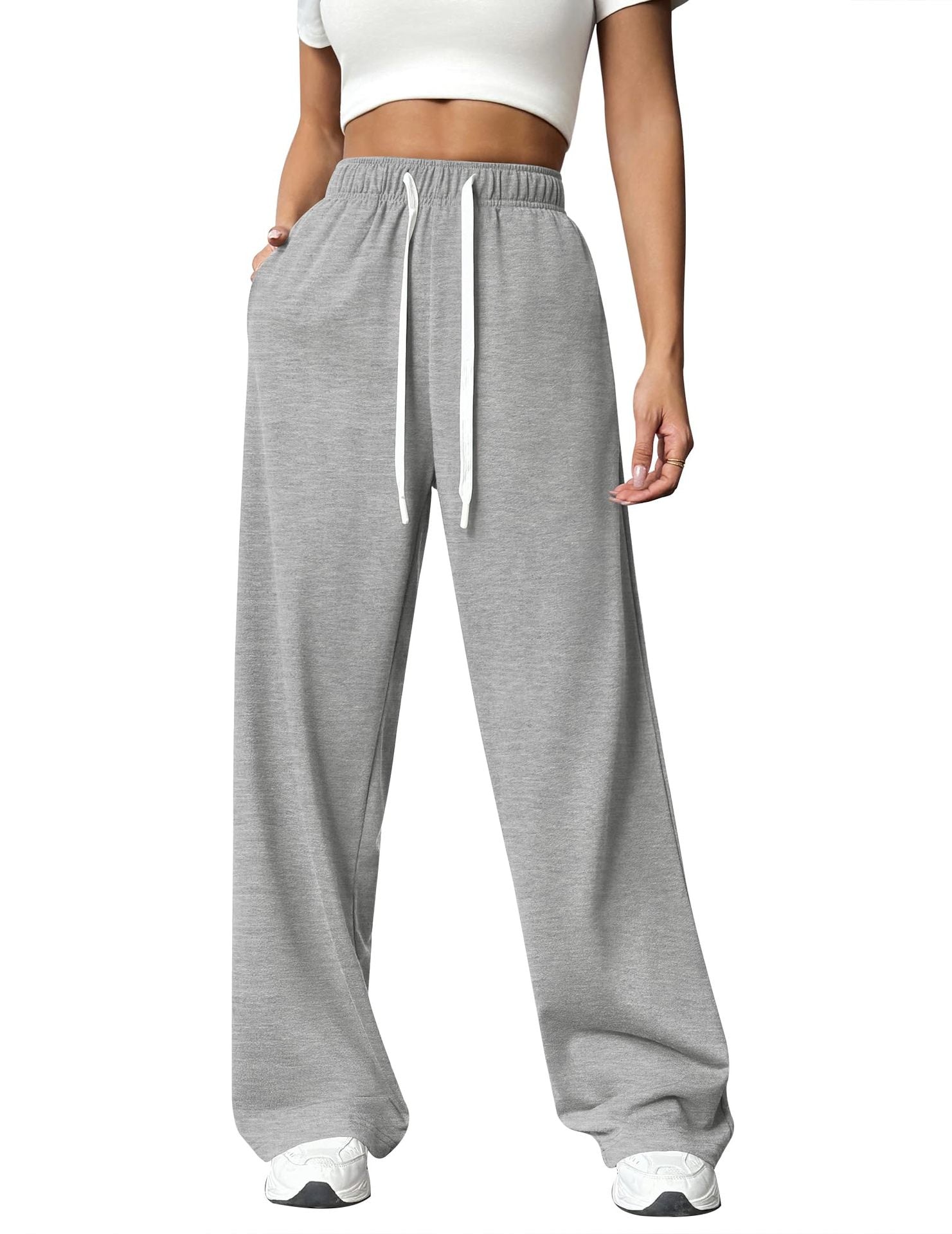 Damen - Jogginghosen mit Taschen - Locker geschnittene - Bequeme Freizeitmode für jeden Anlass