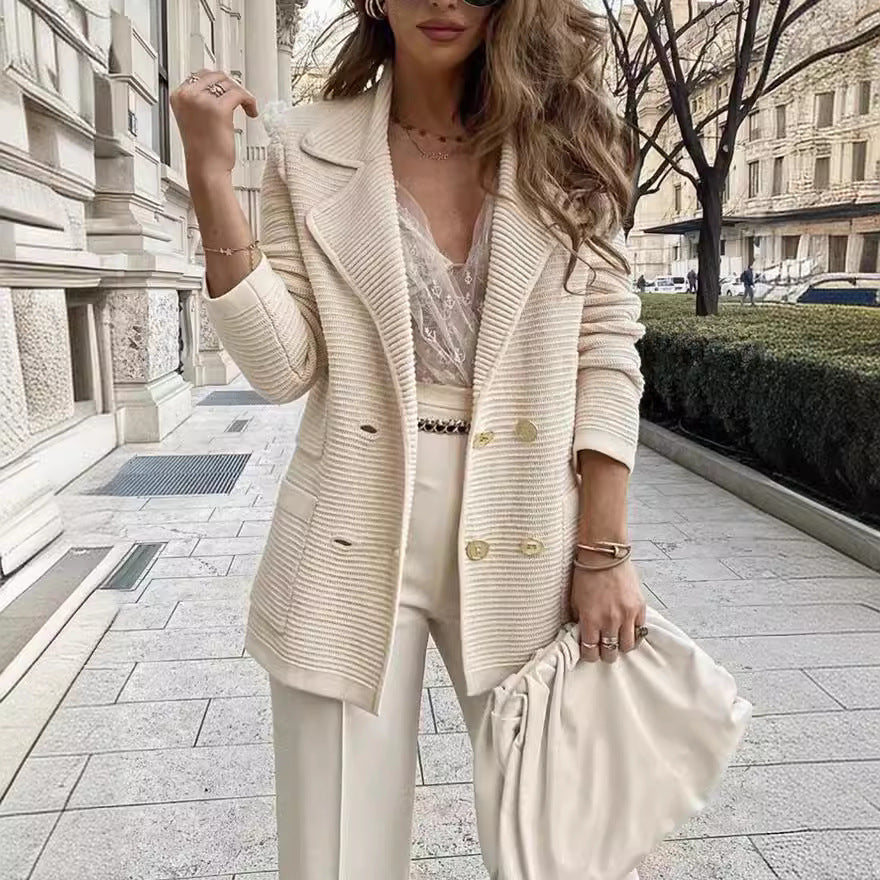 Damen - Stilvoller Blazer - Klassischen Knopfdetails - Eleganter Schnitt für jeden Anlass