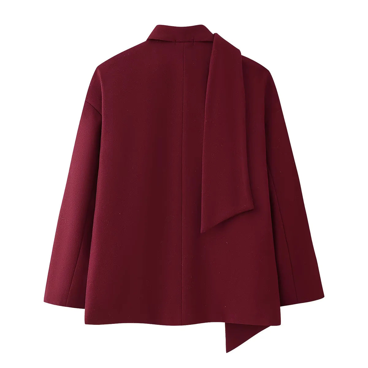 Damen - Blazerjacke - Abnehmbarem Schal - Stilvolles Design für jeden Anlass